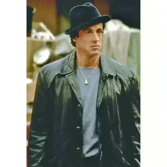 RARE 1970 Rocky Balboa Bonds 5th Avenue Leather Jacket, BROWN not Black, size 40 - Picture 3 of 10